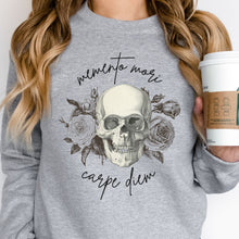 Load image into Gallery viewer, Memento Mori Carpe Diem Sweatshirt