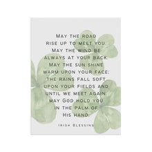 Load image into Gallery viewer, Irish Blessing - May the Road Rise Up to Meet You:  Garden Flag