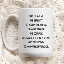 Load image into Gallery viewer, Serenity Prayer Mug