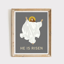 Load image into Gallery viewer, He is Risen - Jesus Painting - Easter Printable Wall Art