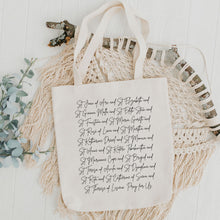 Load image into Gallery viewer, Catholic Women Saints Tote Bag