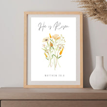 Load image into Gallery viewer, He is Risen - Wildflowers: Printable Easter Decor