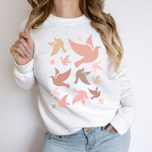 Load image into Gallery viewer, Holy Spirit Dove Sweatshirt in Pinks