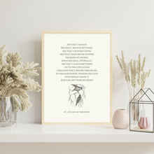 Load image into Gallery viewer, See That I Am God - St. Julian of Norwich: Printable Wall Art