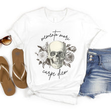 Load image into Gallery viewer, Memento Mori Carpe Diem T-Shirt