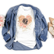 Load image into Gallery viewer, Ave Maria Gratia Plena Heart T-Shirt