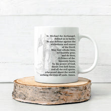 Load image into Gallery viewer, St. Michael Archangel Prayer Mug - Vintage Design