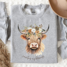 Load image into Gallery viewer, Cownting My Blessings Sweatshirt