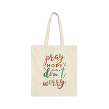 Load image into Gallery viewer, Pray Hope and Don't Worry Tote Bag - Colorful