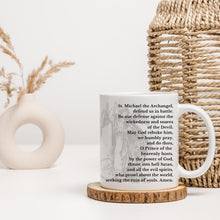 Load image into Gallery viewer, St. Michael Archangel Prayer Mug - Vintage Design