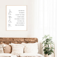 Load image into Gallery viewer, Serenity Prayer | Printable Wall Art