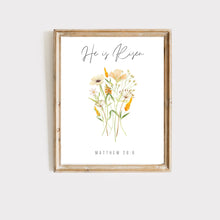 Load image into Gallery viewer, He is Risen - Wildflowers: Printable Easter Decor