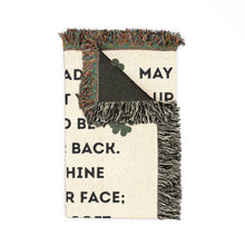 Load image into Gallery viewer, Irish Blessing Woven Blanket | Tapestry