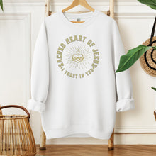 Load image into Gallery viewer, Sacred Heart of Jesus, I Trust in You - Unisex Sweatshirt