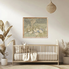 Load image into Gallery viewer, Vintage Ducks Painting: Printable Wall Art