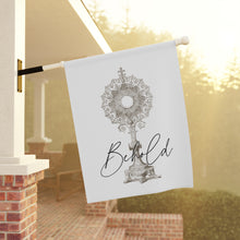 Load image into Gallery viewer, Behold: Traditional Catholic Garden Flag