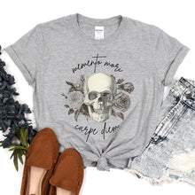 Load image into Gallery viewer, Memento Mori Carpe Diem T-Shirt