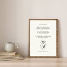 Load image into Gallery viewer, See That I Am God - St. Julian of Norwich: Printable Wall Art