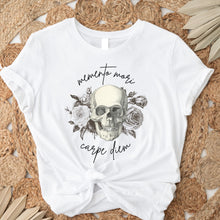 Load image into Gallery viewer, Memento Mori Carpe Diem T-Shirt