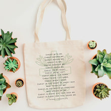 Load image into Gallery viewer, St. Patrick Breastplate Prayer Tote Bag