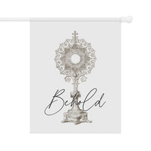 Load image into Gallery viewer, Behold: Traditional Catholic Garden Flag