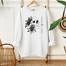 Load image into Gallery viewer, Memento Mori Sweatshirt | Black Flowers