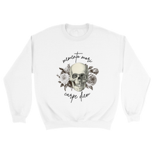 Load image into Gallery viewer, Memento Mori Carpe Diem Sweatshirt