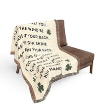 Load image into Gallery viewer, Irish Blessing Woven Blanket | Tapestry