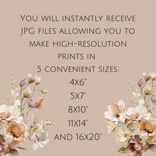 Load image into Gallery viewer, He is Risen - Wildflowers: Printable Easter Decor