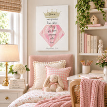 Load image into Gallery viewer, She is More Precious Than Rubies - Proverbs 3:15 - Canvas Wall Art