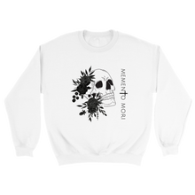 Load image into Gallery viewer, Memento Mori Sweatshirt | Black Flowers