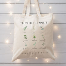 Load image into Gallery viewer, Fruit of the Spirit Botanical Tote Bag