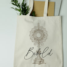 Load image into Gallery viewer, Behold - Eucharistic Tote Bag