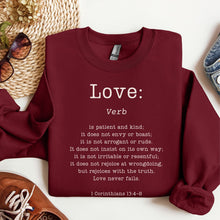 Load image into Gallery viewer, Definition of Love: 1 Corinthians 13 - Sweatshirt