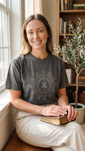 Load image into Gallery viewer, Sacred Heart of Jesus - Comfort Colors Shirt