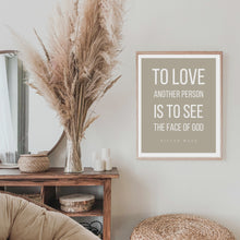 Load and play video in Gallery viewer, To Love Another Person is to See the Face of God: Victor Hugo - Printable Wall Art