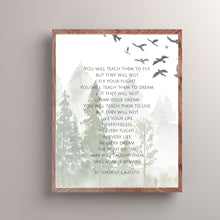 Load image into Gallery viewer, You Will Teach Them to Fly - St. Teresa of Calcutta - Printable Wall Art