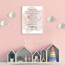 Load image into Gallery viewer, "Everything is a Miracle: Einstein" Printable Wall Art