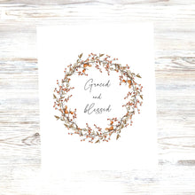 Load image into Gallery viewer, "Graced and Blessed" Printable Wall Art