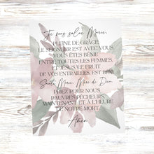 Load image into Gallery viewer, "Je Vous Salue Marie" Printable Wall Art