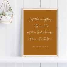 Load image into Gallery viewer, "Leave it With Him - Edith Stein" Printable Wall Art