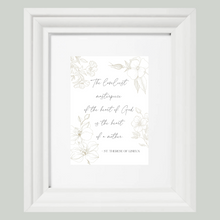 Load image into Gallery viewer, Loveliest Masterpiece is the Heart of a Mother
