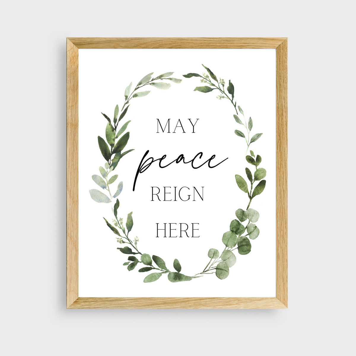 May Peace Reign Here - Printable Wall Art – Joyous Dwelling