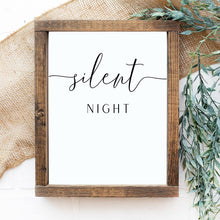 Load image into Gallery viewer, "Silent Night" Printable Wall Art
