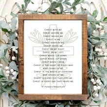 Load image into Gallery viewer, "St Patrick's Breastplate | Botanical Cross" Printable Wall Art