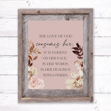 Load image into Gallery viewer, "The Love of God Consumes Her" Printable Wall Art