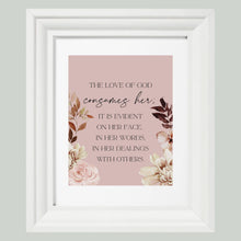 Load image into Gallery viewer, "The Love of God Consumes Her" Printable Wall Art