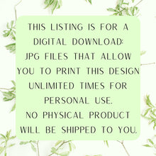 Load image into Gallery viewer, "You Will Teach Them to Fly:  Boho Floral" Printable Wall Art