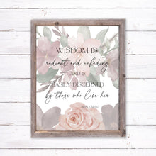 Load image into Gallery viewer, "Wisdom is Radiant" Printable Wall Art
