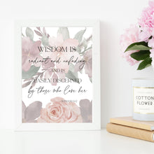 Load image into Gallery viewer, "Wisdom is Radiant" Printable Wall Art